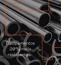 Equipamentos 20% mais resistentes