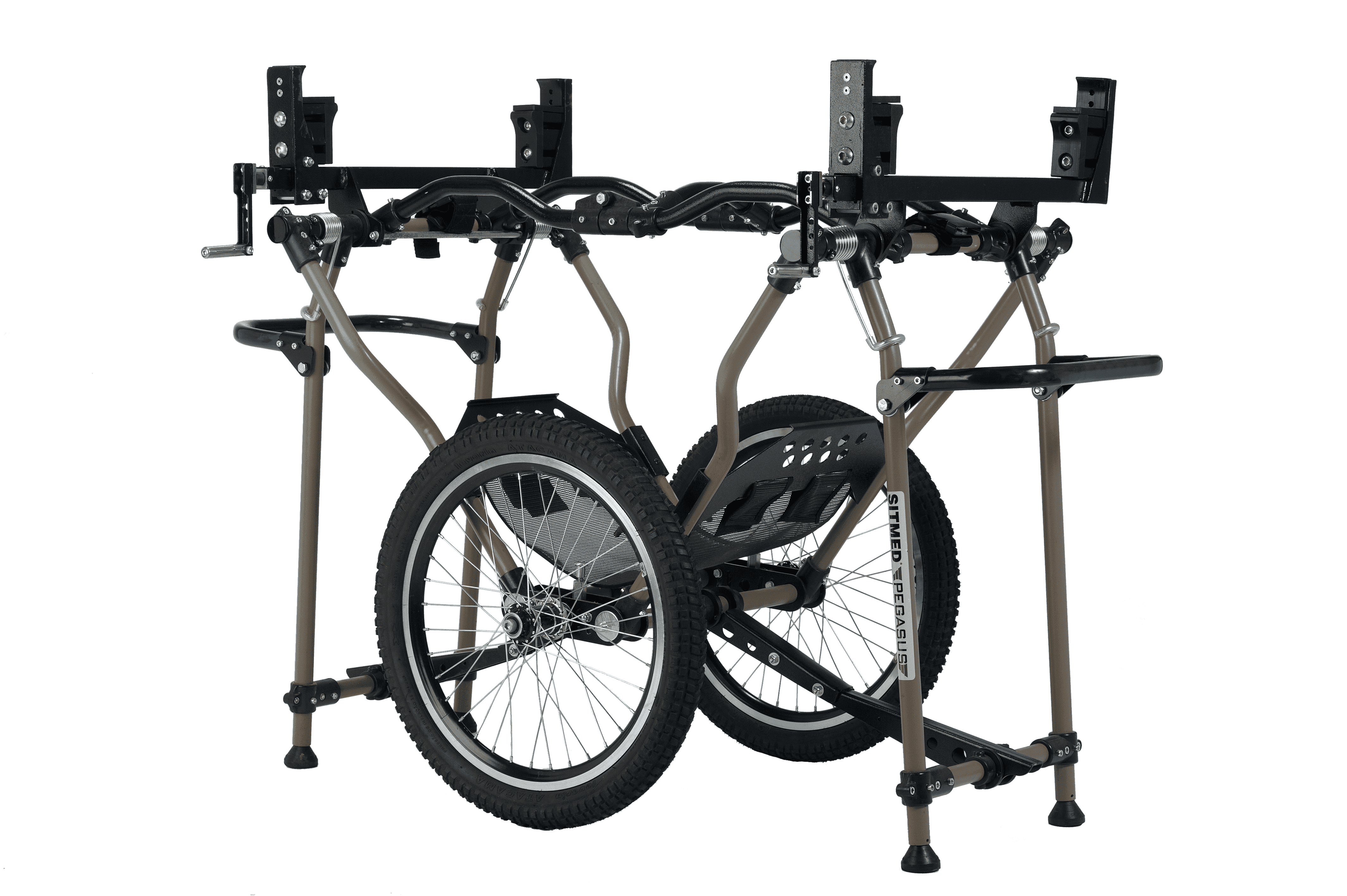 Rodas e acoplagem do transportador MTS 410 Pegasus